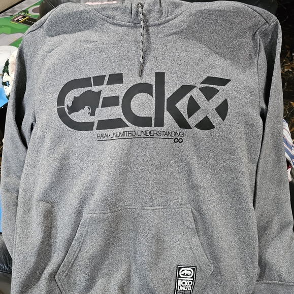 NWT Ecko Gray Heather Pullover Sweater L - Picture 5 of 7
